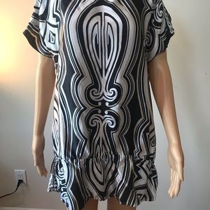 White House Black Market Silk Top XL